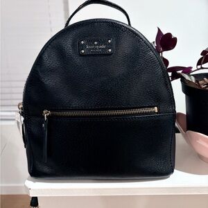 Kate Spade Midnight Black Backpack